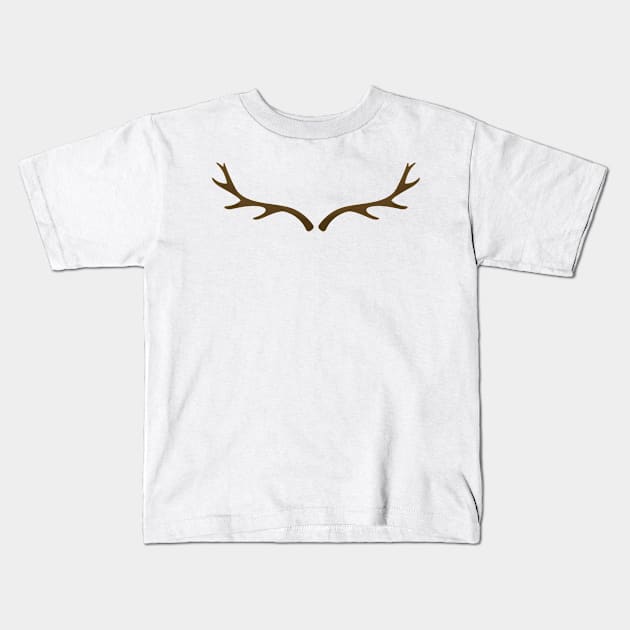 deer animal Kids T-Shirt by O2Graphic